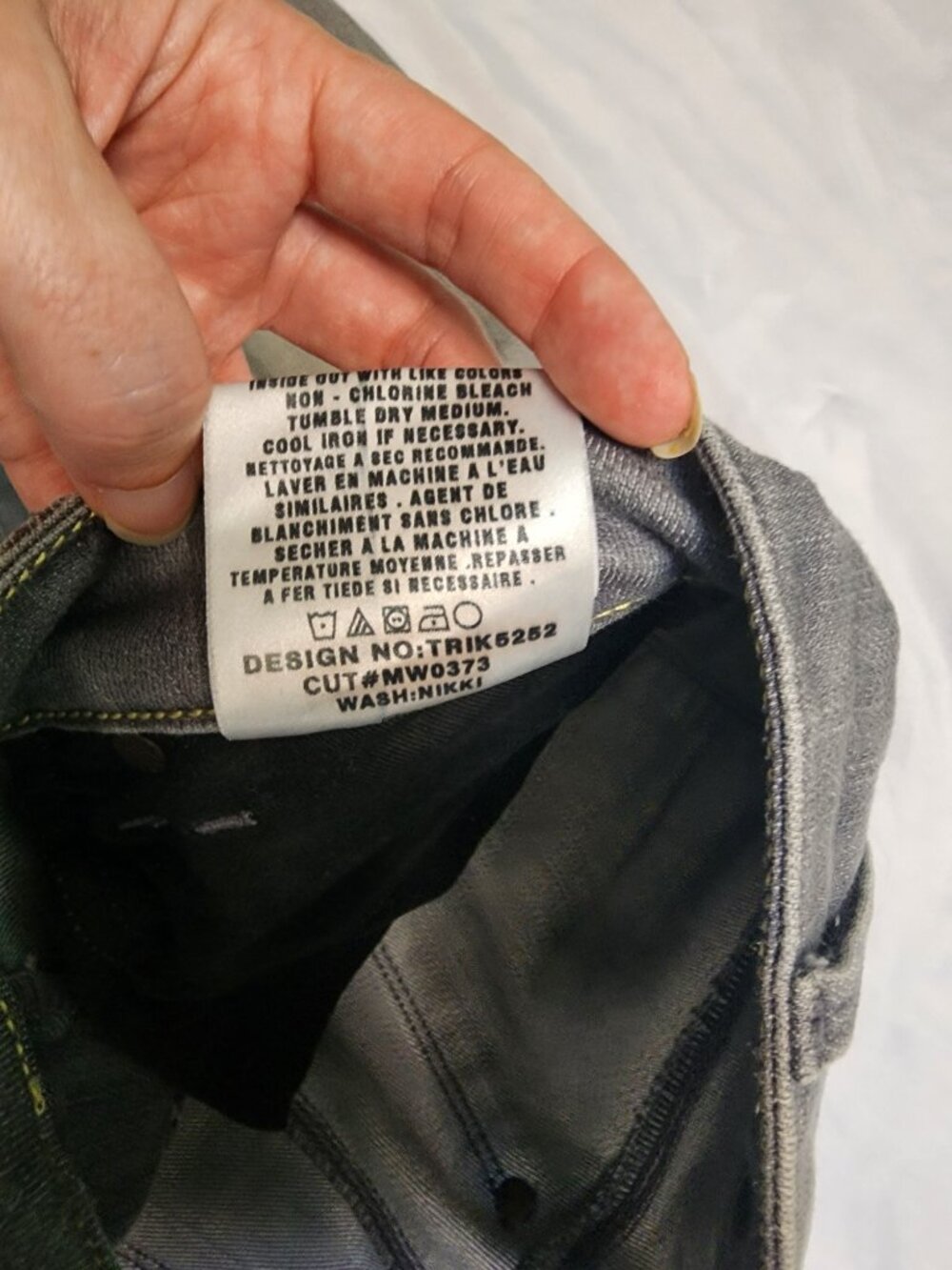 Joe's Jeans Chelsea Skinny Jeans Nikki Gray Wash Stretch Denim Women's Size 27 - Picture 4 of 12
